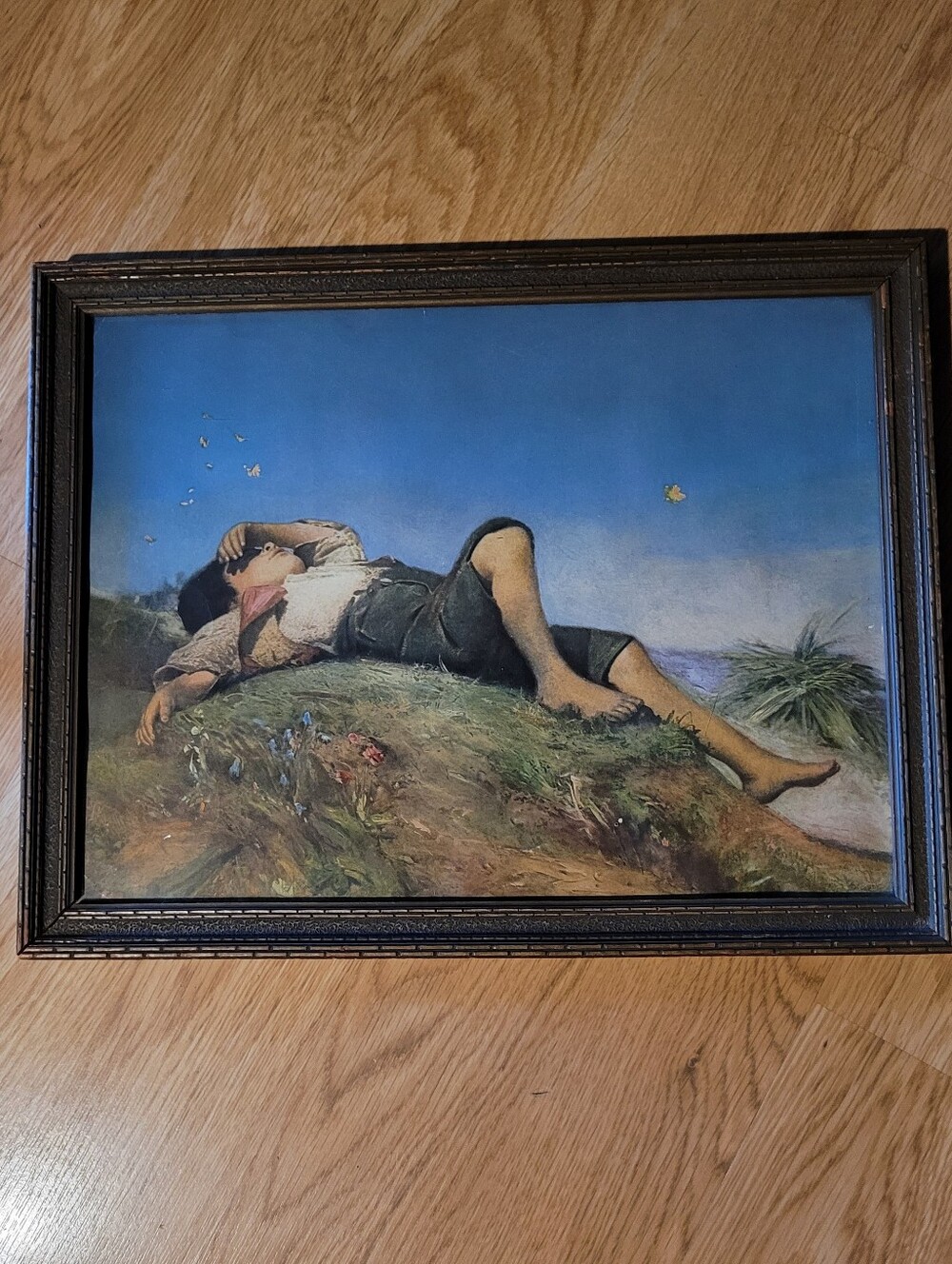 Vintage Framed Lithograph